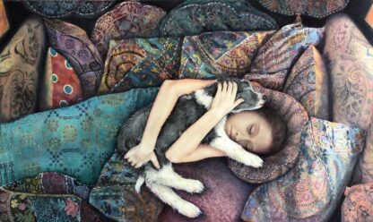'Curled up with Child'