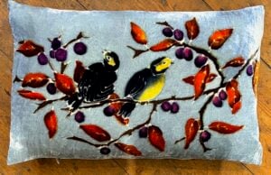 'Sloe Bird on Sky Blue'