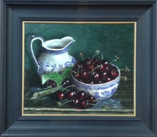  'Cherries in Willow Pattern'