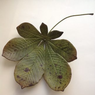 Ceramic Horse Chestnut Leaf