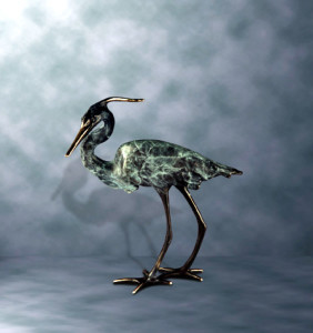 Bronze heron