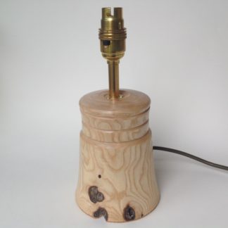 ‘Small Lamp Base in Ash’