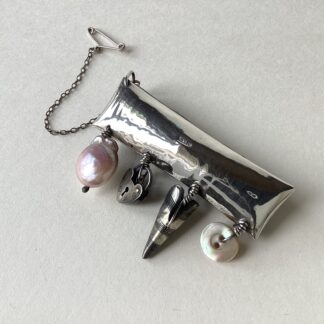 'Silver Bar Brooch'