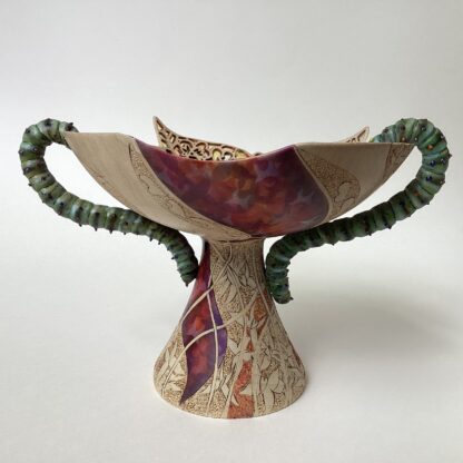 ‘Quaich’ with Caterpillar Handles