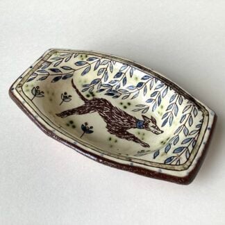 'Small Running Dog' Dish 