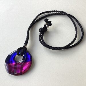 ‘Blue/Purple Egg Pendant'
