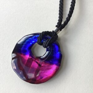 ‘Blue/Purple Egg Pendant'