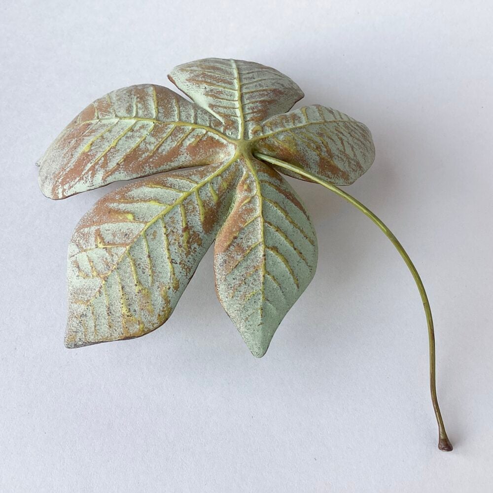 Cupped Horse Chestnut Leaf