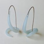 Twirl Earrings in Duckegg