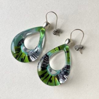 'Shark Eye Drops in Lime Grey'