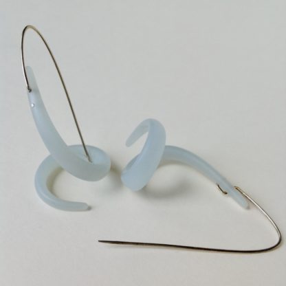 'Twirl' Earrings in Duckegg