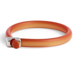 Loop Bangle in Tangerine