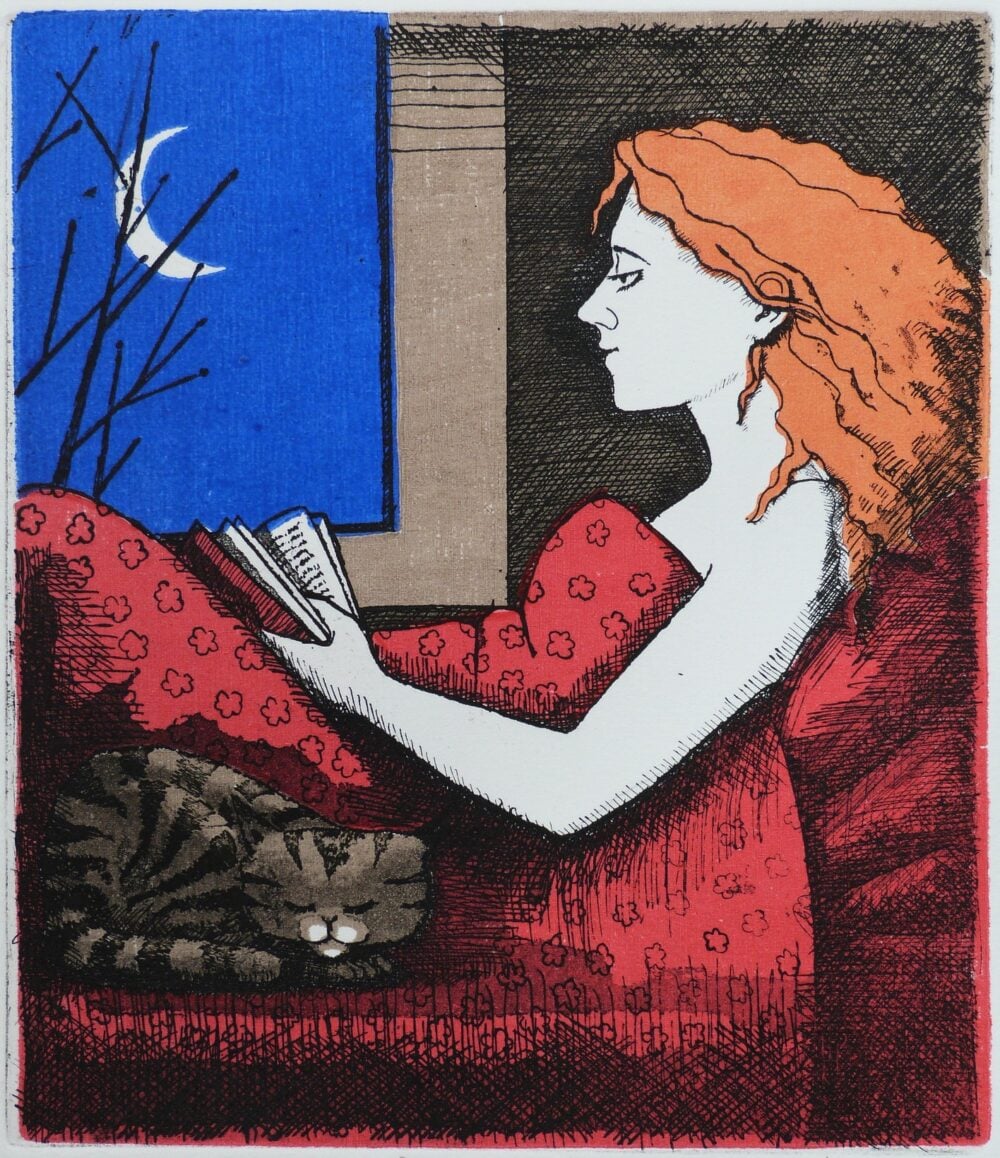 ‘Reading with Cat’
