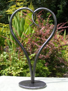 Forged Iron Love Heart