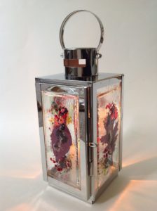 'Copper & Brass Leaf' Lantern 