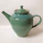 Stoneware Teapot in Green