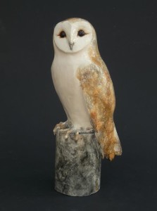 Ceramic Barn Owl by Michelle Hall
