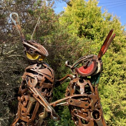 ‘Boxing Hares’