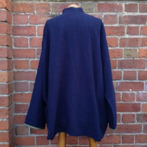 Dublin Jacket in Blue Linen