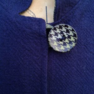 Dublin Jacket in Blue Linen