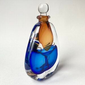 ‘Double Bubble Blue Scent Bottle’