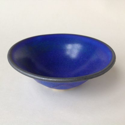 Tiny Stoneware Copper Oxide Dish