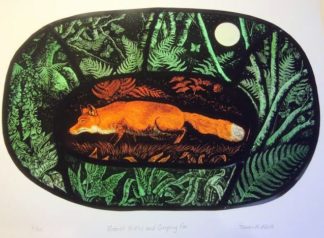 Print 'Moonlit Moths and Creeping Fox'