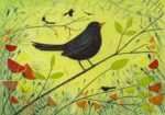 Giclee Print Spring Blackbird