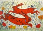 Giclee Print Hares & Crows