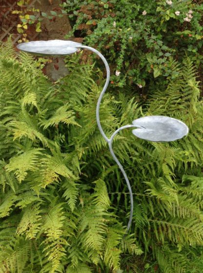 Double Lily Pad Bird Bath