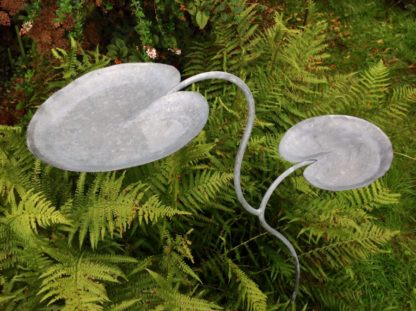 Double Lily Pad Bird Bath