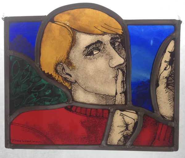 'Quiet Man' Stained Glass