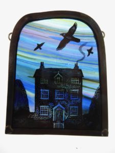 Stained Glass Panel Jackdaw House