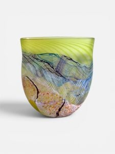 ‘Sea Shore – Samphire' Flat Vase