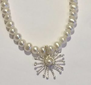 Pearl Sunstar Necklace