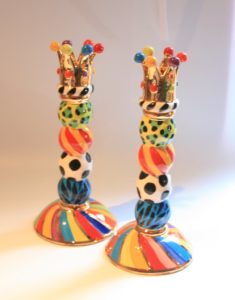 Crown Bead Candle Stick