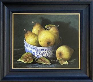 'Pears in a Willow Pattern Bowl'