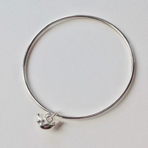 Silver Love Birds Bangle