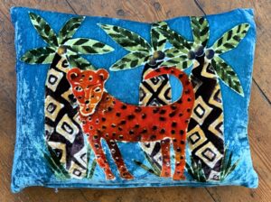 'Leopard and Trees on Petrol'