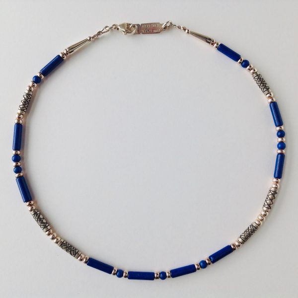 Silver and Lapis Necklace