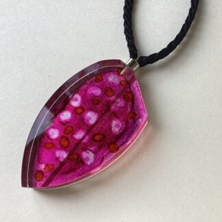‘Pink with Orange Dots’ Pendant
