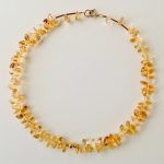 Citrine and Rose Gold Necklace
