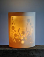 Porcelain Ellipse Light 'Dandelions'