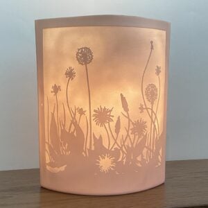 'Dandelions' Porcelain Ellipse Light