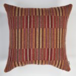 Pure Wool Woven Cushion in Berry