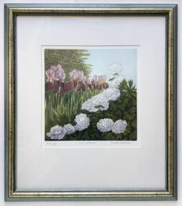 ‘Irises and Peonies’
