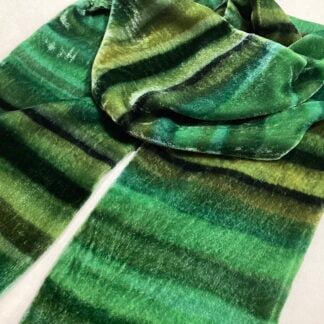 ‘Greens Silk Velvet Tippet’