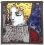 Stained Glass panel  Reader l
