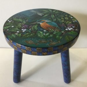 ‘Kingfisher’ Three Legged Stool