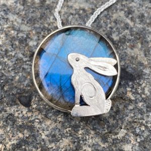 Silver Pendant 'Clear Blue Sky'